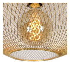 LUCIDE Stropné svietidlo MESH Gold, priemer 45cm