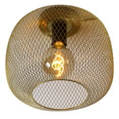 LUCIDE Stropné svietidlo MESH Gold, priemer 30cm