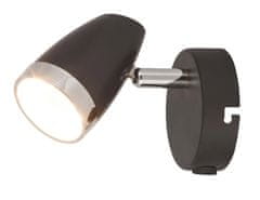 Rabalux KAREN LED nástenné bodové svietidlo 1x4W | 280lm | 3000K | IP20 - čierna