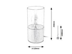 Rabalux ZELKOVA stolné svietidlo max. 40W | E27 | IP20 - hliník