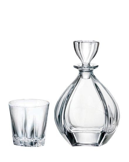 Crystalite Bohemia Bohemia Crystal Whisky set Laguna 99999/9/99K88/81 (set 1 karafa + 6 pohárov)