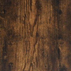 Petromila vidaXL Vitrína dymový dub 100x8,5x50 cm kompozitné drevo