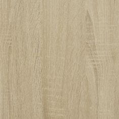 Vidaxl Skrinka na umývadlo, dub sonoma 80x30x60 cm, kompozitné drevo