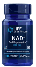 Life Extension NAD+ Cell Formula, Nicotinamide riboside, 300 mg, 30 kapslí