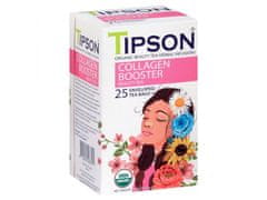 Tipson Tipson Organic Beauty COLLAGEN BOOSTER zelený čaj vo vrecúškach 25 x 1,5 g x12