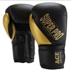 SUPER PRO Boxerské rukavice Super Pro Combat Gear Ace - čierne