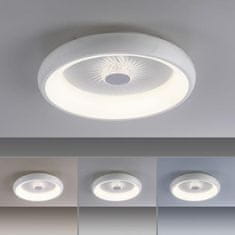 PAUL NEUHAUS LEUCHTEN DIREKT aj s JUST LIGHT LED stropné svietidlo biele šedá 50x50 kruhové krištáľový efekt stmievateľné CCT 2700-5000K LD 14384-16