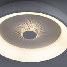 PAUL NEUHAUS LEUCHTEN DIREKT aj s JUST LIGHT LED stropné svietidlo biele šedá 50x50 kruhové krištáľový efekt stmievateľné CCT 2700-5000K LD 14384-16