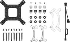 DEEPCOOL vodní chladič LE520 / 2x120 mm fan / ARGB / Intel i AMD (LGA1700)