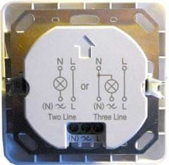 HADEX PIR čidlo ST31C namiesto vypínača - dvoj aj trojvodičové