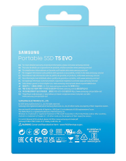 SAMSUNG T5 Evo prenosni SSD, 2 TB, USB 3.2 Gen 1, črn (MU-PH2T0S/EU)