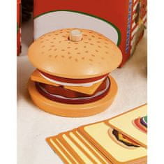 Kruzzel 22673 Detský drevený hamburger