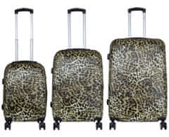 MONOPOL Sada kufrov Leopard 3-set