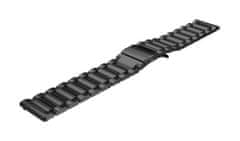 Techsuit Univerzálny oceľový remienok Watchband W010 20 mm čierny 76451