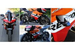 SEFIS TECH padacie protektory Honda CBR600RR 2009-2012 - Farba : Zelená