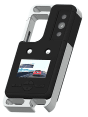 SpyTech Mini prenosná otočná kamera na telo s LED displejom, SOS svietidlom a nočným videním - Farba: 64 GB