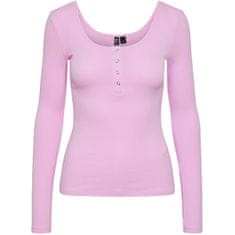 Pieces Dámske tričko PCKITTE Slim Fit 17101437 Pastel Lavender (Veľkosť L)