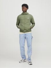 Jack&Jones Pánska bunda JJOLIVER 12249371 Oil Green (Veľkosť L)