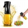 HOME & MARKER® Sklenená fľaša s rozprašovačom na olej, ocot, vodu a iné tekutiny (200 ml) | FLAVORMIST