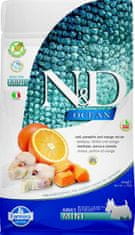 N&D Krmivo Dog Ocean Adult Mini Codfish, Pumpkin & Orange 0,8kg