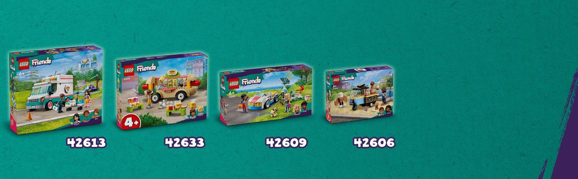 LEGO Friends 42609 Elektromobil s nabíjačkou