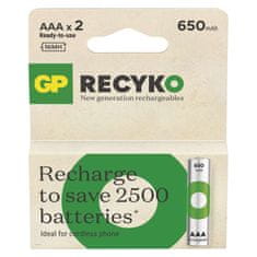 GP Nabíjacia batéria GP ReCyko 650 (AAA)