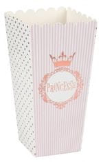 Santex Krabice na popcorn Princess 8ks 6x8x17cm