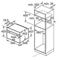 Bosch vestavná trouba Bosch CSG7584B1