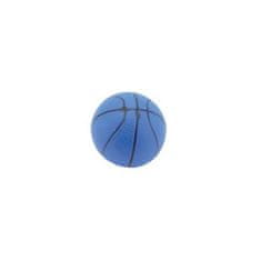 Teddies Gumená lopta basketbal 8,5cm, 5 farieb