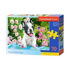 Castorland Puzzle Šteniatko francúzsky buldog, 70 dielikov