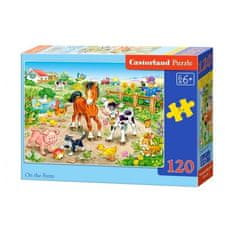 Castorland Puzzle Na farme, 120 dielikov