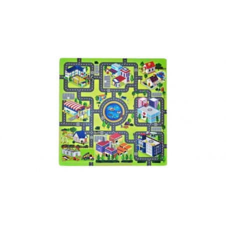 Wiky Penové puzzle Mesto 32x32, 9ks