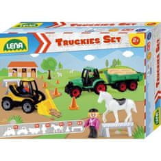 LENA Truckies set farma - traktor a nakladač