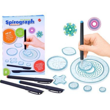 JOKOMISIADA Spirograf de luxe set – detský spirograf na kreslenie