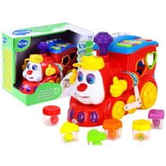 HOLA HUILE TOYS Multifunkčná lokomotíva s magickými kockami