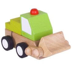 Toys Drevená autíčka naťahovacie - 3 druhy