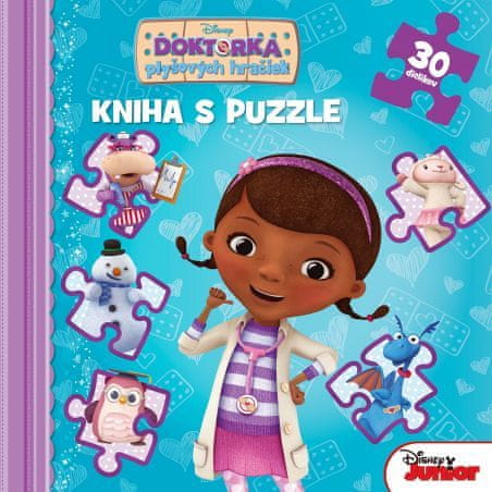 Egmont Doktorka plyšových hračiek – Kniha puzzle – 30 dielikov