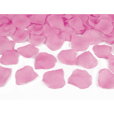 PartyDeco Konfety v tube – lupene ruží, ružové 80cm