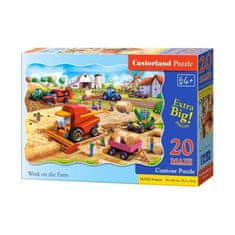 Castorland MAXI 20 Puzzle Práca na farme