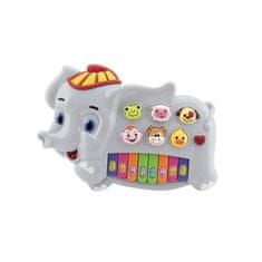 Teddies Piano slon so zvieratkami