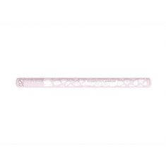 PartyDeco Konfety v tube – lupene ruží, biele 80cm