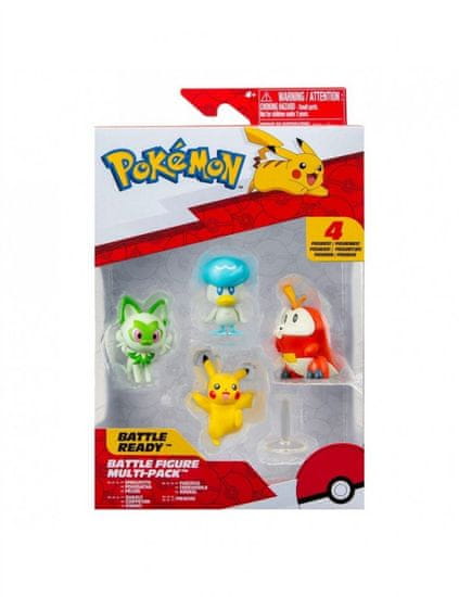 Jazwares Pokémon Fuecoco Quaxly Sprigatito Pikachu