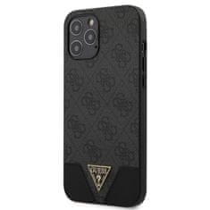 Guess Zadný kryt 4G Triangle pre iPhone 12 Pro Max 6,7 Grey