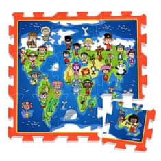 BB-Shop Penové puzzle MATA Mapa sveta detí ZA3149