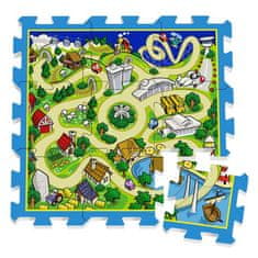 BB-Shop Penové puzzle street racing mat 31x31 ZA3150