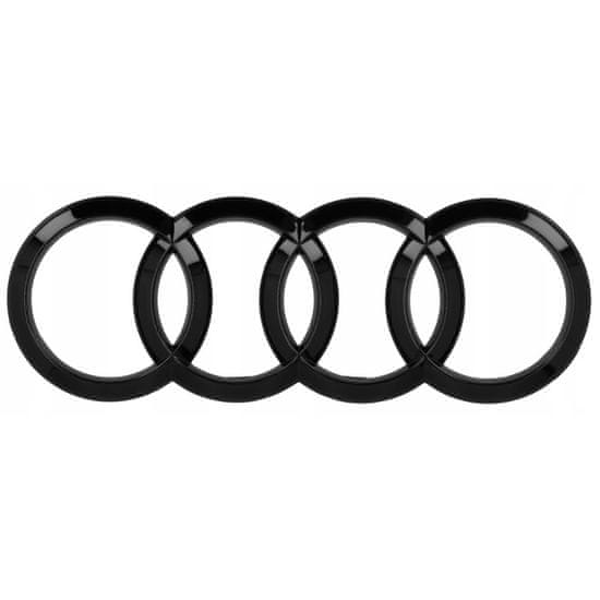 BB-Shop Zadný emblém čierny Audi Q3 Q5 A4 A6 202 mm