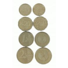 KOMFORTHOME Hračkárske peniaze Euro mince 56 kusov