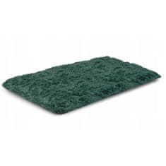 KOMFORTHOME Mäkký huňatý protišmykový koberec 80x120 cm Farba zelená
