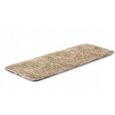KOMFORTHOME Mäkký huňatý protišmykový koberec 80x300 cm Farba béžová