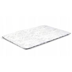 KOMFORTHOME Mäkký huňatý protišmykový koberec 80x160 cm Farba biela